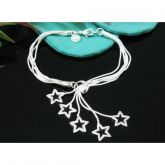 Pulseira Chuva de Estrelas Vazadas