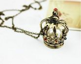 Colar Coroa Vintage